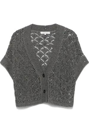 ANTONELLI Sequin-embellished cardigan