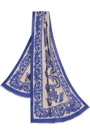 Etro Floral-print chiffon scarf