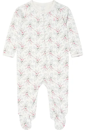 Ralph Lauren Floral-print babygrow