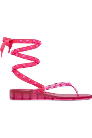 VALENTINO GARAVANI Rockstud 30mm ankle-tie sandals