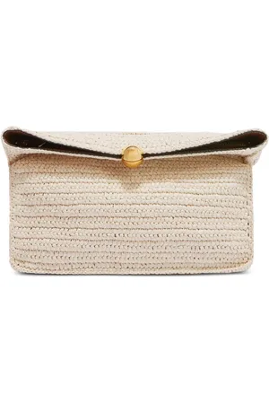 Furla Raffia clutch bag