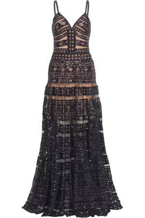 Elie saab Tulle embroidered dress