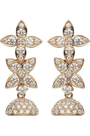 Yoko London 18K rose gold diamond earrings