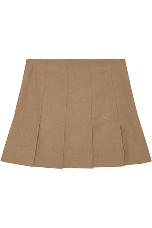 Ganni Drapey mélange mini skirt