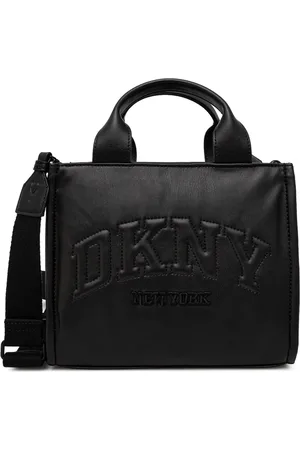 DKNY Logo-embroidered tote bag