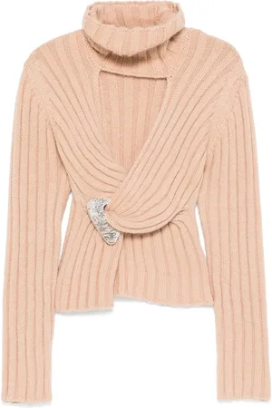 AREA Twisted roll-neck sweater