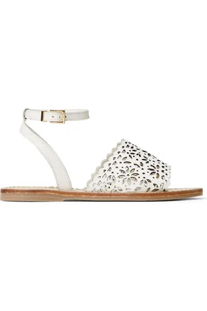 Twin-Set Lasered leather sandals