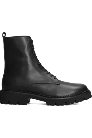Fabio Rusconi Leather combat boots