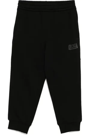 EA7 Logo-print tracksuit bottoms