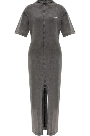 AVAVAV Logo-embroidered midi dress
