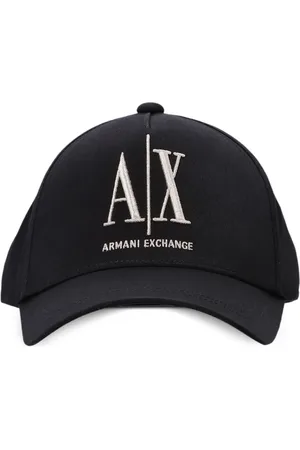 Armani Exchange Logo-embroidered cotton baseball cap