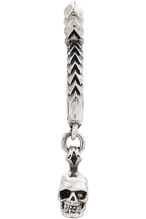 EMANUELE BICOCCHI Skull hoop earring