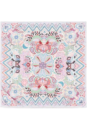 Bimba y Lola Floral-print scarf