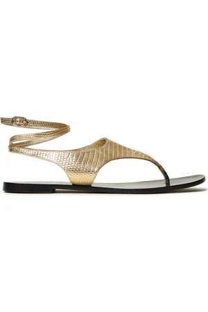 Twin-Set Metallic ankle-strap sandals