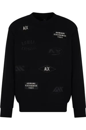 Armani Exchange Logo-patches sweater