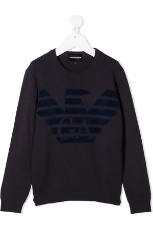 Emporio Armani Logo print jumper