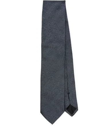 Lanvin Herringbone-pattern silk