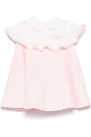 Fendi Jacquard cotton dress