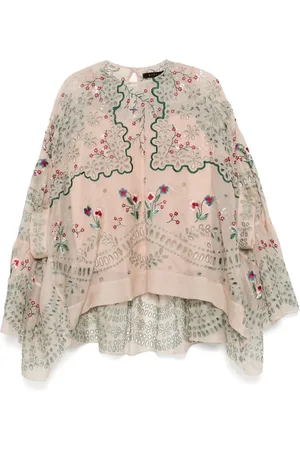 BIYAN Floral embroidery blouse