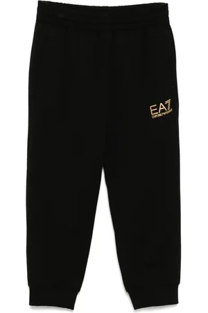 EA7 Logo-print tracksuit bottoms