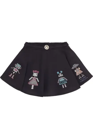 VERSACE Sequin-embellished mini skirt