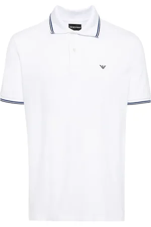 Emporio Armani Logo-print cotton polo