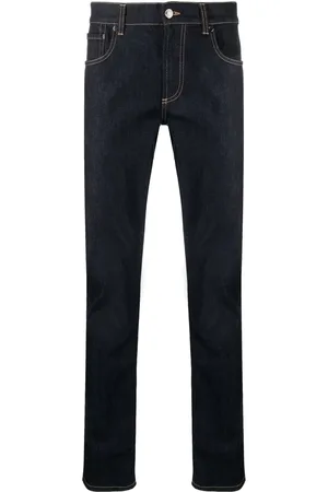 Alexander McQueen Straight-leg denim trousers