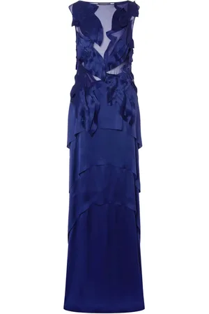 Alberta Ferretti Satin maxi dress