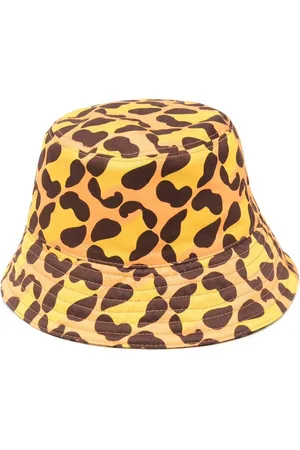 Fendi Leopard print logo bucket hat