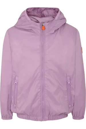 save the duck Logo hooded jacket