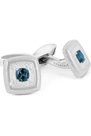 Tateossian Stone-detail square cufflinks