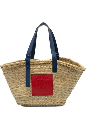 Loewe 2019 Large Raffia Basket Bag tote bag