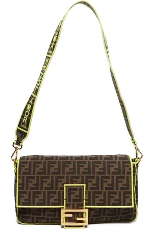 Fendi 2010-2020 medium Zucca-canvas Baguette cross body bag