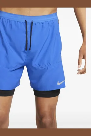 Nike Stride Dri-FIT 5" Hybrid "Game Royal/Black" running shorts