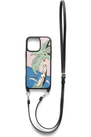 Prada Palm tree-print iPhone 16 Pro Max case