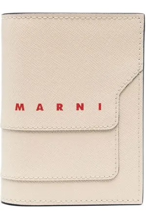 Marni Logo-print bi-fold wallet