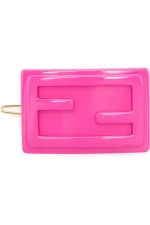 Fendi FF-embossed hair clip