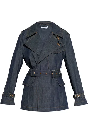 Helmut Lang Denim trench jacket