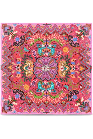 Bimba y Lola Mix-print scarf