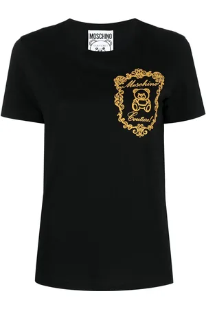Moschino Embroidered-logo short-sleeve T-shirt