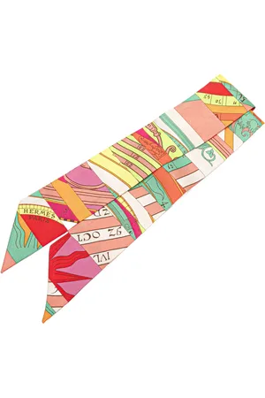 Hermès 1990-2024 Astrologie Nouvelle Silk Twilly Scarf scarves