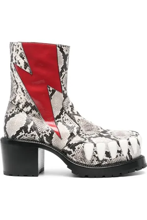 WALTER VAN BEIRENDONCK Hyper Glam 75mm ankle boots
