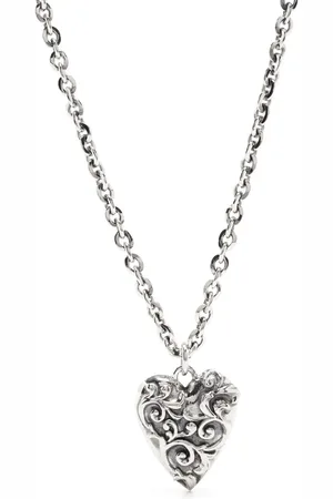 EMANUELE BICOCCHI Large arabesque heart Pendant