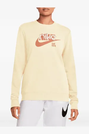 Nike Swoosh "Coconut Milk/Amber Brown/White" sweatshirt