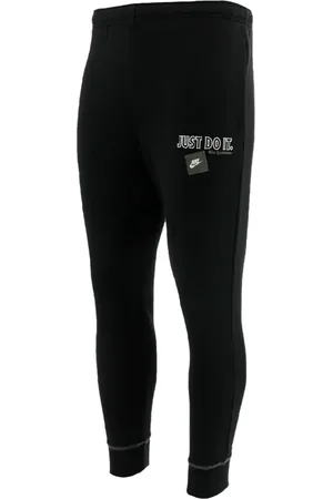 Nike Just Do It " /White" fleece track pants