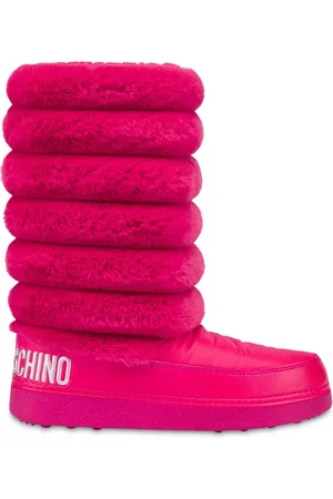 Moschino Logo-patch boots