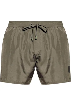 Balmain Logo-patch swim shorts
