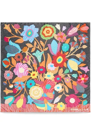 Bimba y Lola Loral-print scarf
