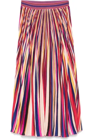 Farm Rio Striped maxi skirt