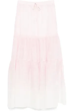 Ermanno Firenze Tiered maxi skirt